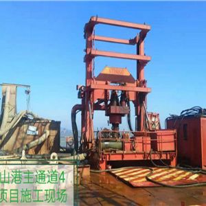 舟山港主通道4标项目施工现场