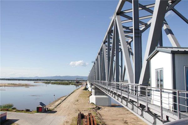 中俄同江铁路界河桥桩基础工程