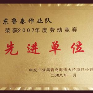 2007年度先进单位